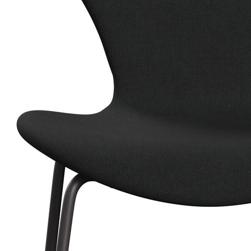 Fritz Hansen 3107 Chair Full Upholstery, Warm Graphite/Steelcut Dark Brown (Sti380)