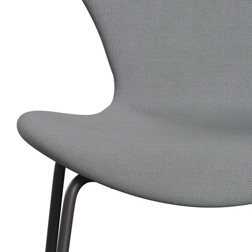 Fritz Hansen 3107 Chair Full Upholstery, Warm Graphite/Steelcut Light Grey