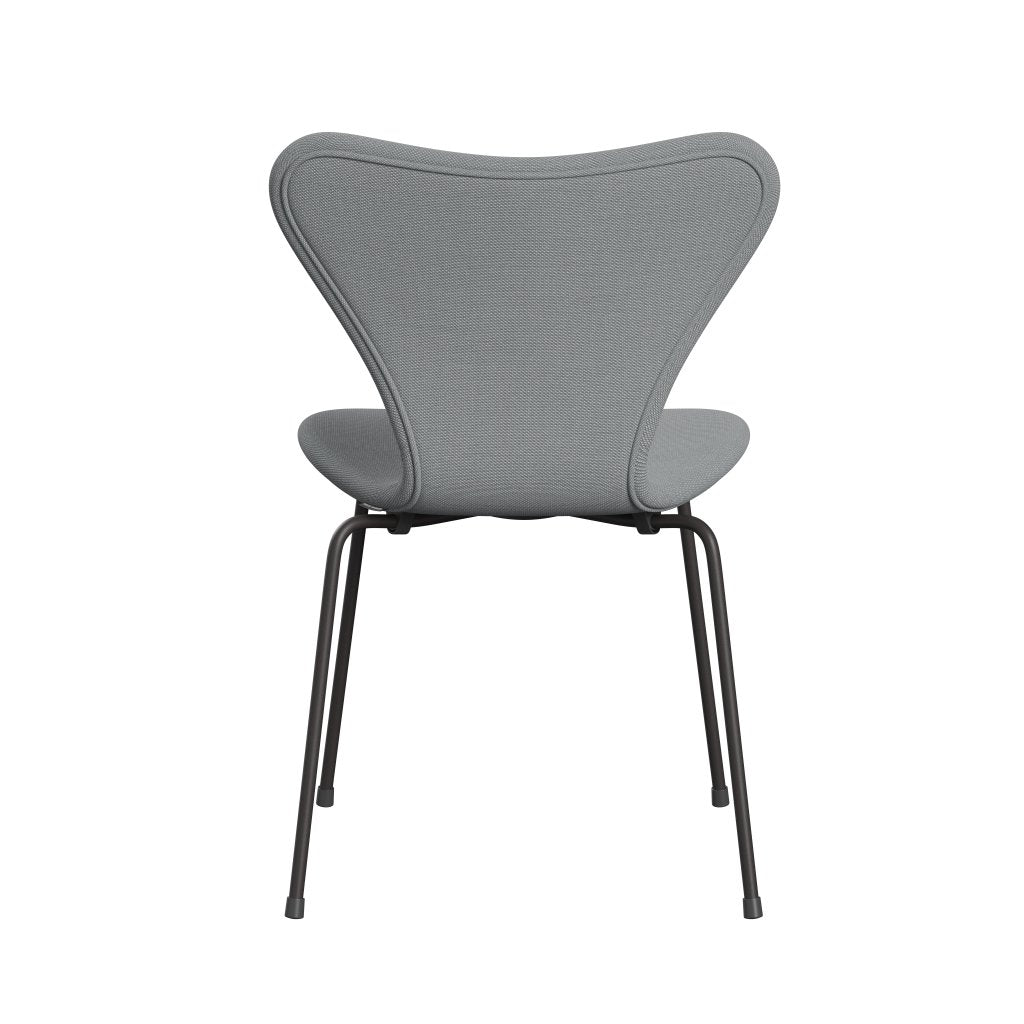 Fritz Hansen 3107 krzesło pełne tapicerka, ciepły grafit/stalcut trio beige