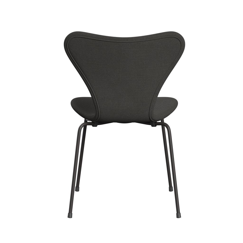 Fritz Hansen 3107 Chair Full Upholstery, Warm Graphite/Steelcut Trio Dark Grey