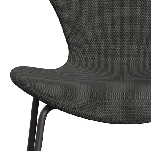 Fritz Hansen 3107 Krzesło pełna tapicerka, ciepły grafit/stalcut trio ciemnoszary