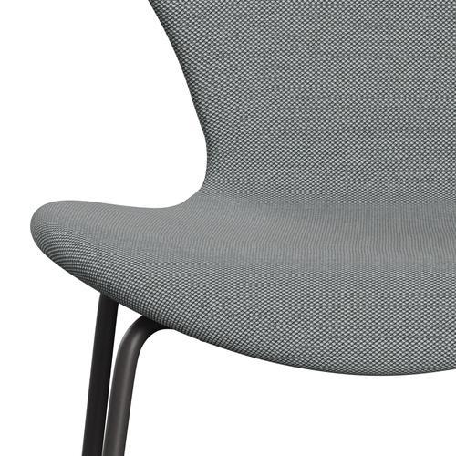 Fritz Hansen 3107 krzesło pełne tapicerka, ciepły grafit/stalcut trio szary