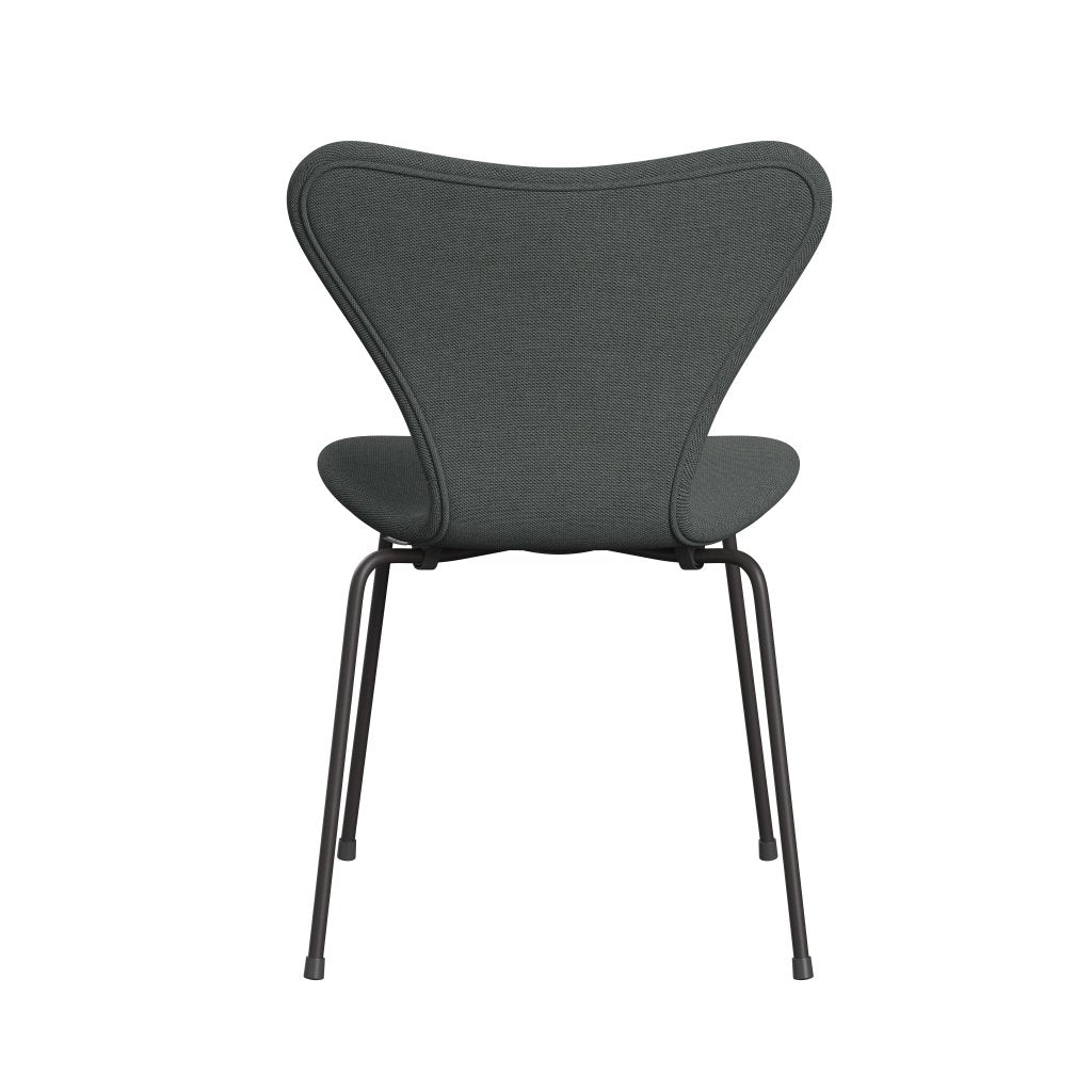 Fritz Hansen 3107 Krzesło pełna tapicerka, ciepły grafit/węgiel stalowy trio