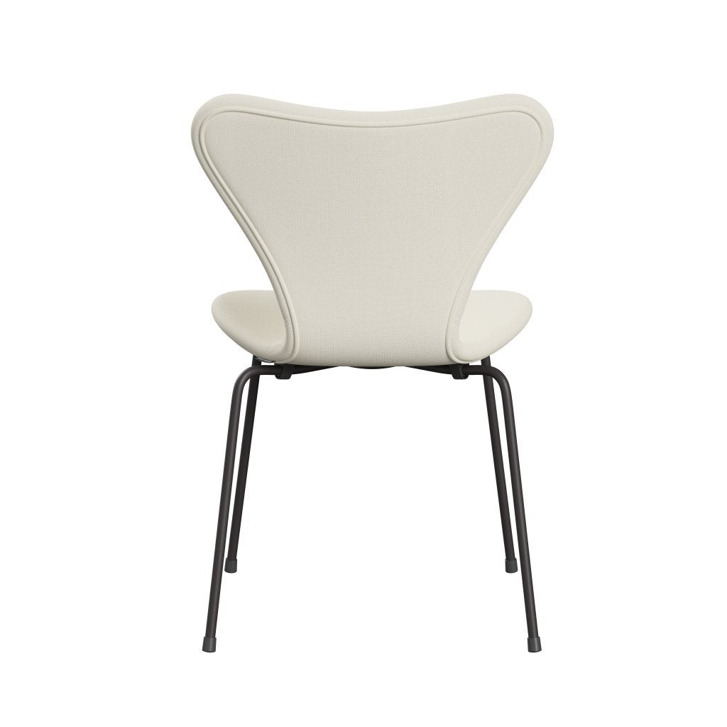 Fritz Hansen 3107 krzesło pełne tapicerka, ciepły grafit/sunniva 2 crème