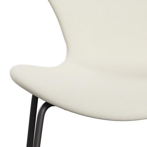 Fritz Hansen 3107 krzesło pełne tapicerka, ciepły grafit/sunniva 2 crème