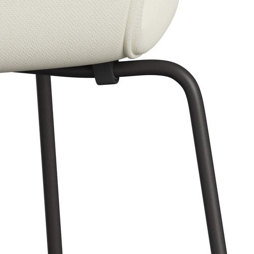 Fritz Hansen 3107 krzesło pełne tapicerka, ciepły grafit/sunniva 2 crème