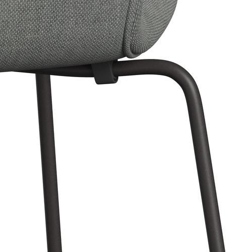 Fritz Hansen 3107 Chair Full Upholstery, Warm Graphite/Sunniva 2 Grey