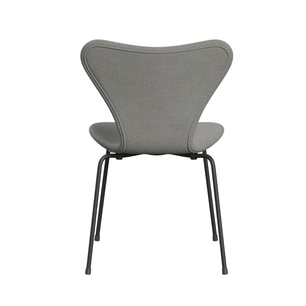 Fritz Hansen 3107 Chair Full Upholstery, Warm Graphite/Sunniva 2 Sand/Light Grey