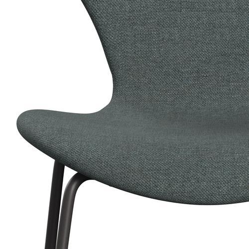 Fritz Hansen 3107 Krzesło pełna tapicerka, ciepły grafit/sunniva 2 stalowy szary