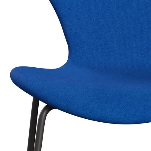 Fritz Hansen 3107 Chair Full Upholstery, Warm Graphite/Tonus Blue