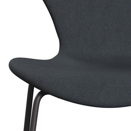 Fritz Hansen 3107 krzesło pełne tapicerka, ciepły grafit/tonus ciemnoszary