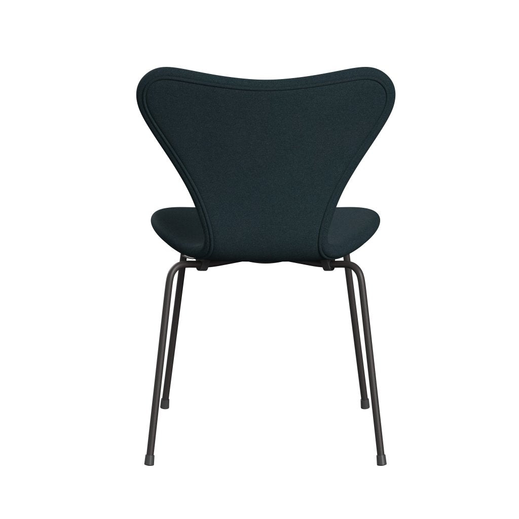 Fritz Hansen 3107 Chair Full Upholstery, Warm Graphite/Tonus Dark Green