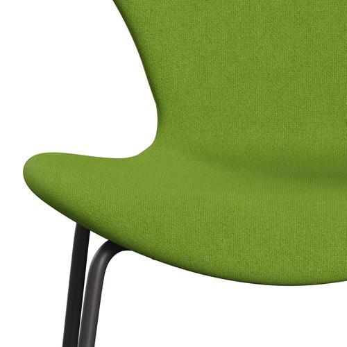 Fritz Hansen 3107 Chair Full Upholstery, Warm Graphite/Tonus Lime