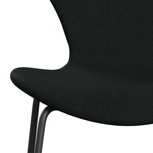 Fritz Hansen 3107 Krzesło pełna tapicerka, ciepły grafit/tonus czarny