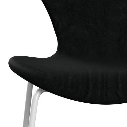 Fritz Hansen 3107 Chair Full Upholstery, White/Fame Black