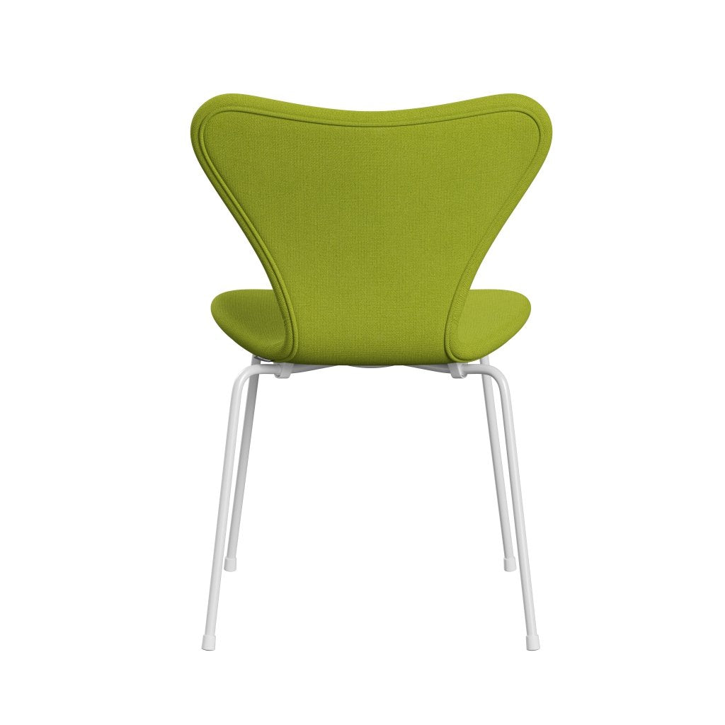 Fritz Hansen 3107 Full Tapicerka, White/Hallingdal Lime