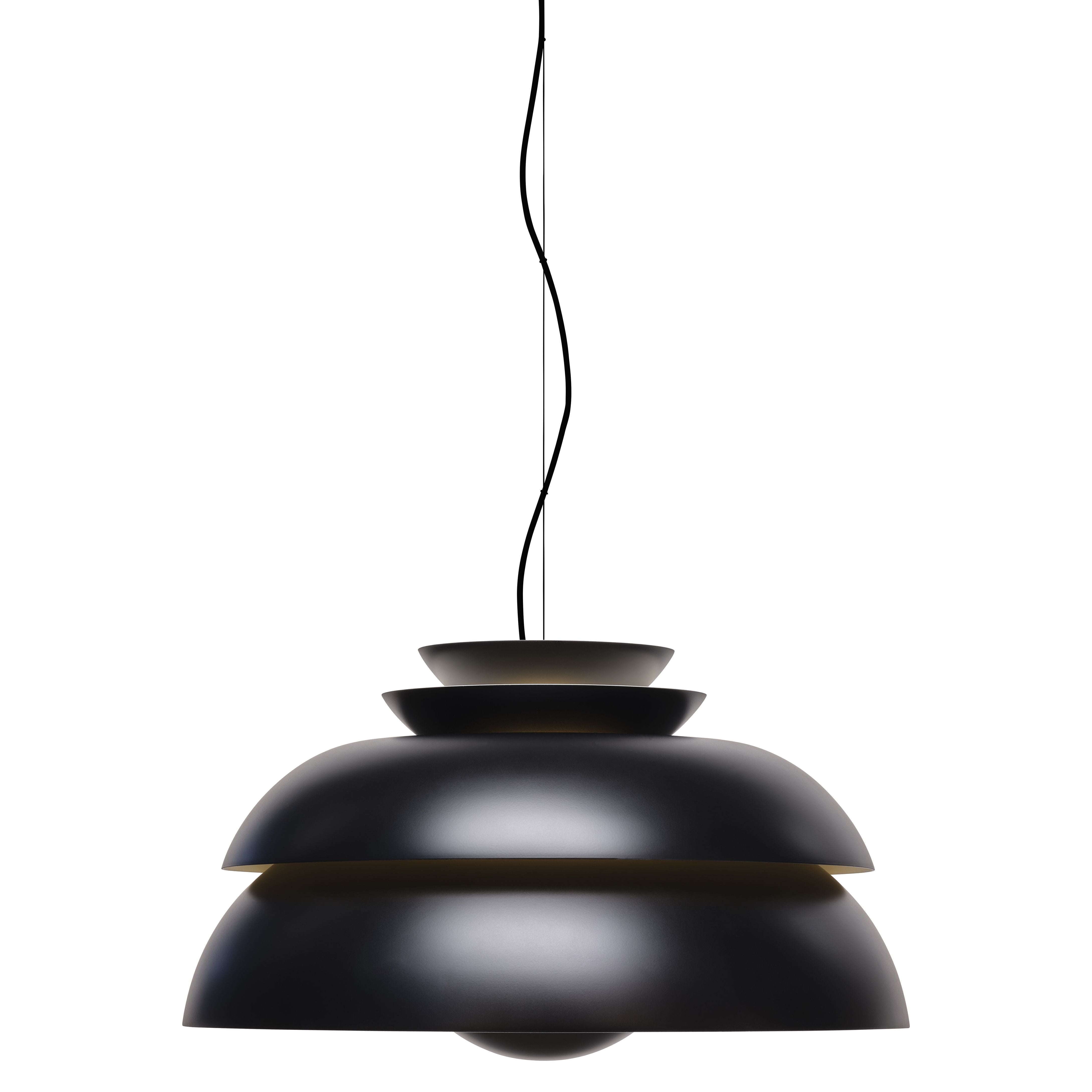 Fritz Hansen Concert Suspension Lampa Black Matt, Ø55 cm