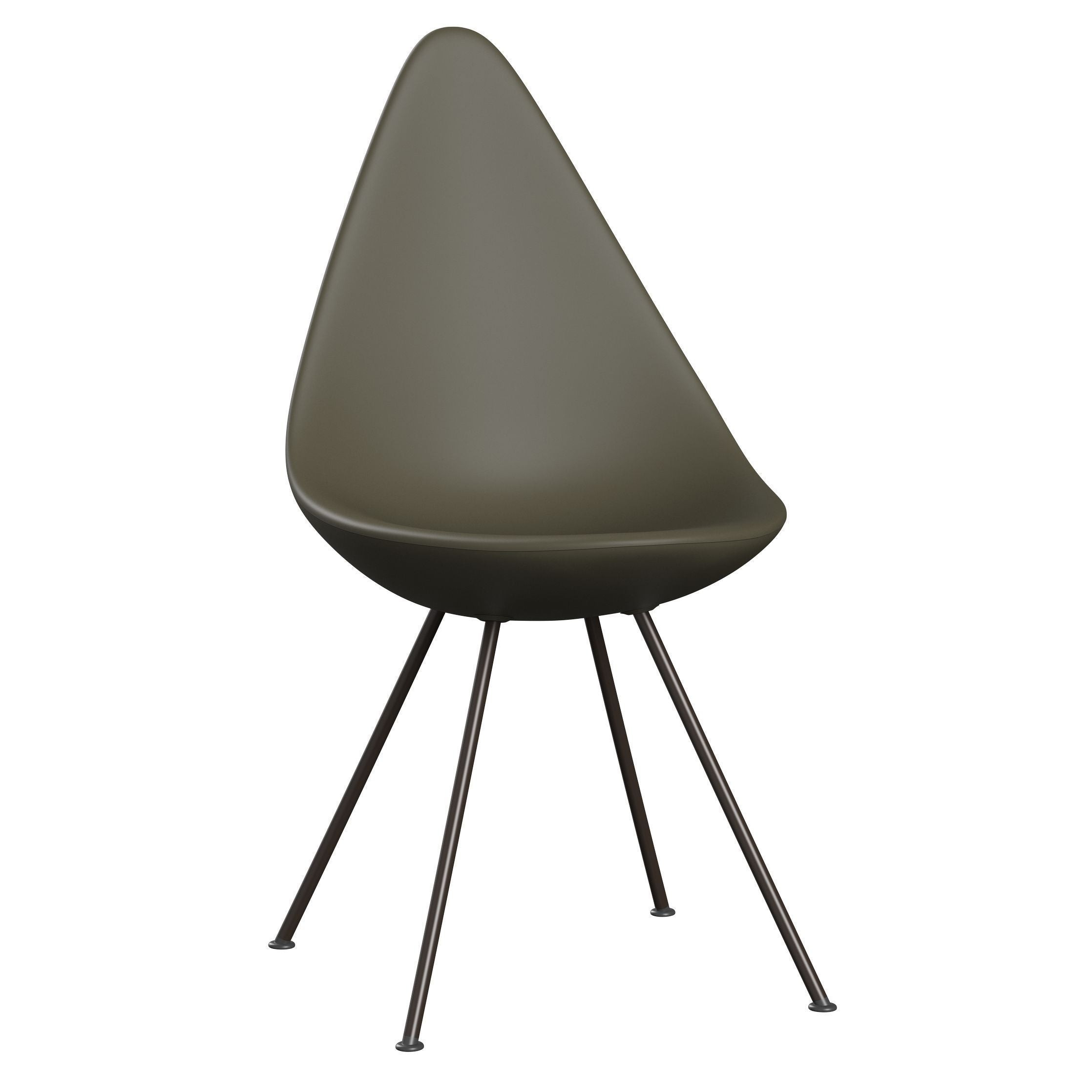 Fritz Hansen The Drop Fea, Brown Bronze/Olive Green