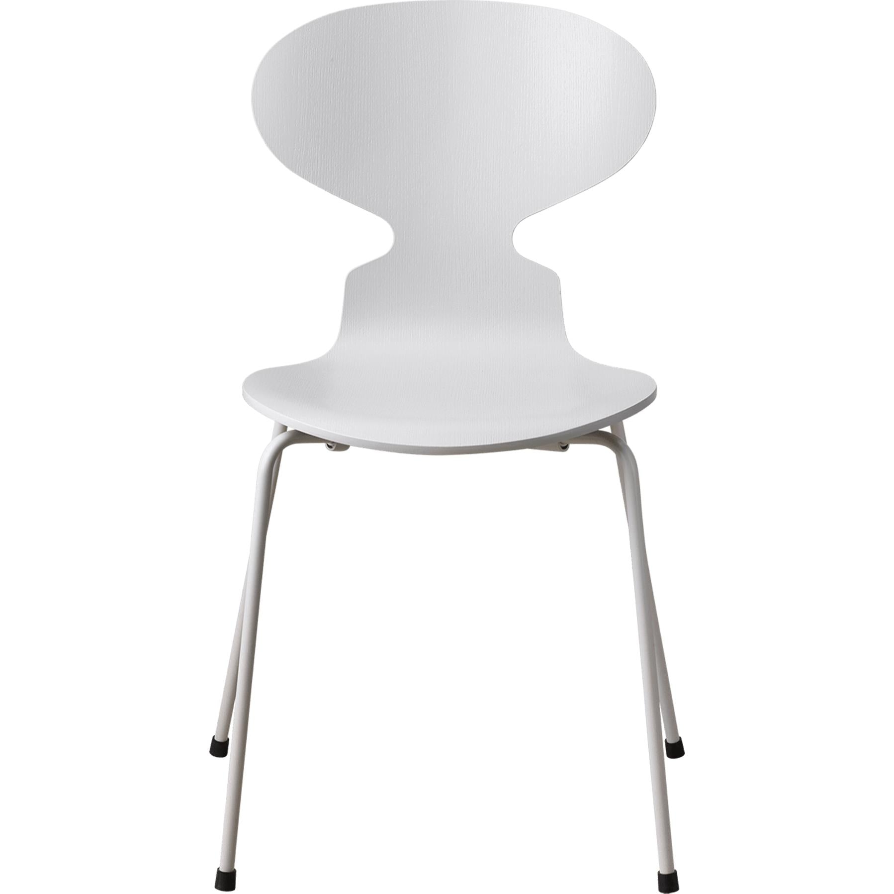 Fritz Hansen The Ant Chair Monochrome Dyed Ash 4 Legged, Pale Grey