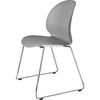 Fritz Hansen N02 Recycle Chair Chromed Steel, Grey