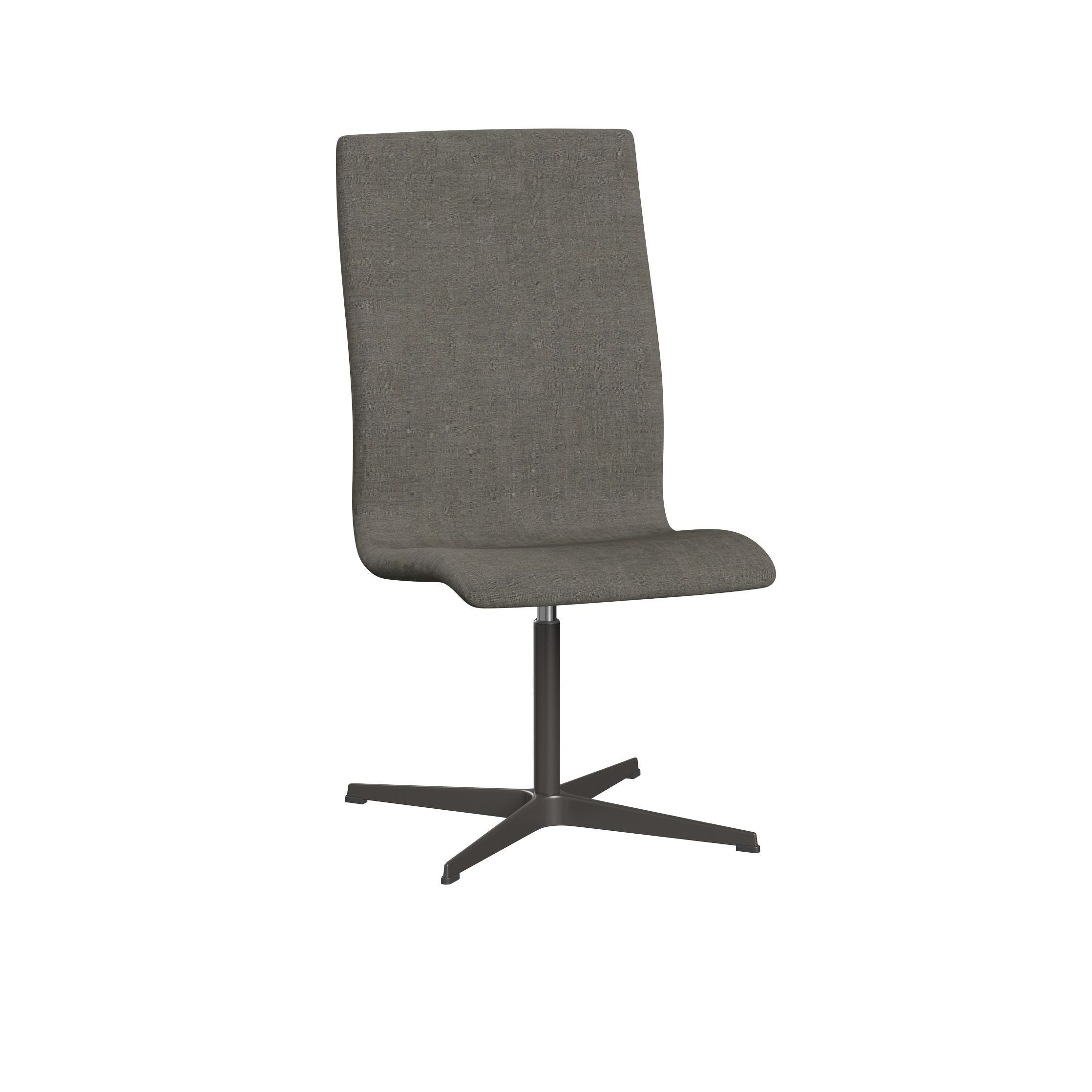 Fritz Hansen Oxford 3141 T Krzesło Four uzbrojone podstawy ciepły grafit/remiks, beton