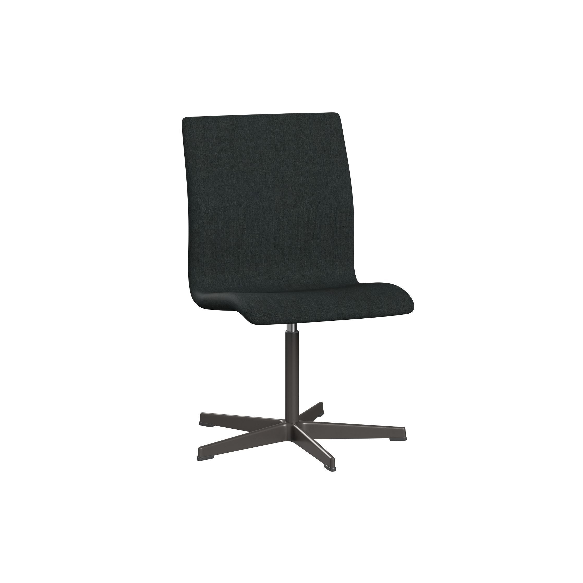 Fritz Hansen Oxford 3171 T Krzesło Five Arm Base ciepły grafit/remiks, ciemnoniebieski szary