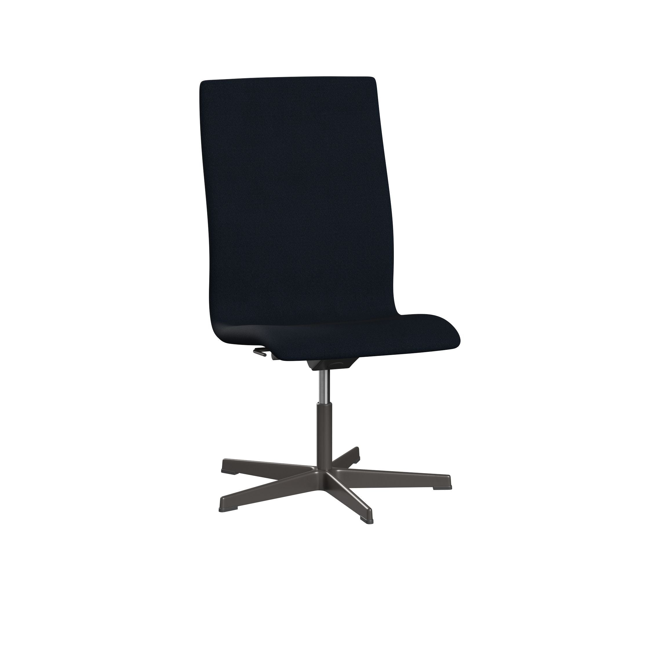 Fritz Hansen Oxford 3193 T Krzesło Five Arm Base Warm Graphit/Vidar, Czarny