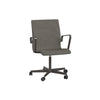 Fritz Hansen Oxford 3271 W Fotel Five Arm Baza z kółkami ciepły grafit/remiks, beton