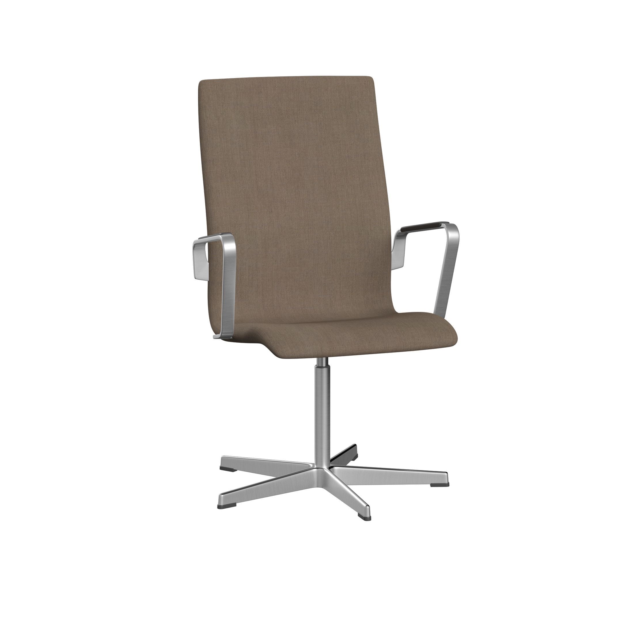 Fritz Hansen Oxford 3273 T Fotel Five ARM Satin Satin Sminged Aluminium/Remix, Beige