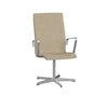 Fritz Hansen Oxford 3273 T Fotel Five ARM Satin Satin Sminged Aluminium/Remix, Light Beige