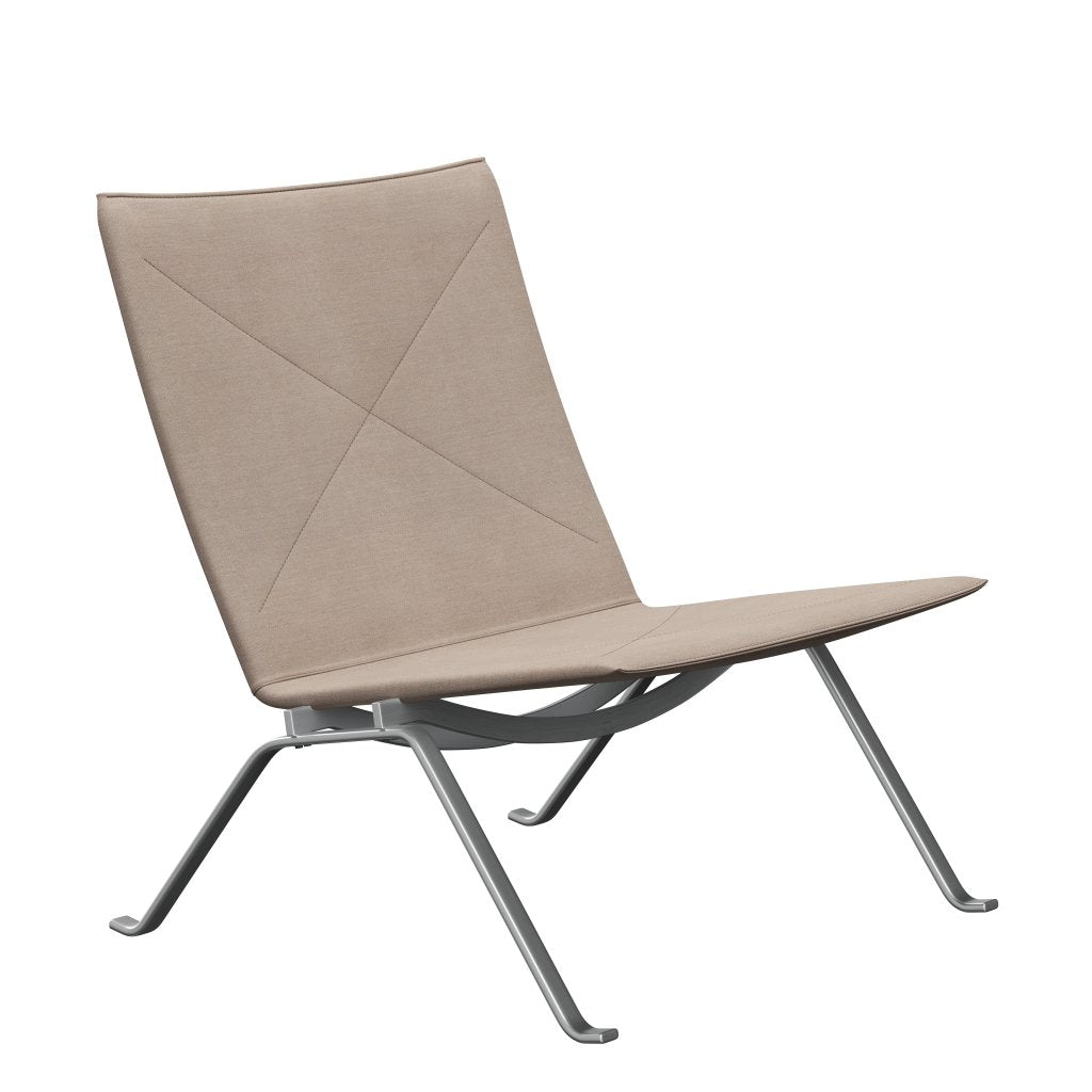 Fritz Hansen Pk22 Lounge Chair, Canvas Canvas Nature