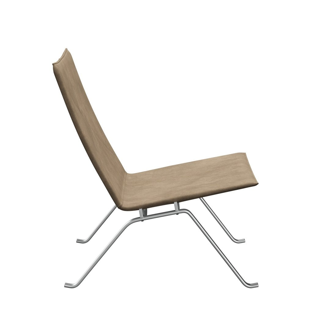 Fritz Hansen PK22 ROUNGE, KRÓLOWY NUBUCK ECRU