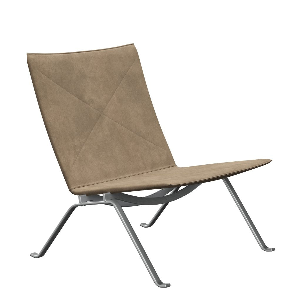 Fritz Hansen PK22 ROUNGE, KRÓLOWY NUBUCK ECRU