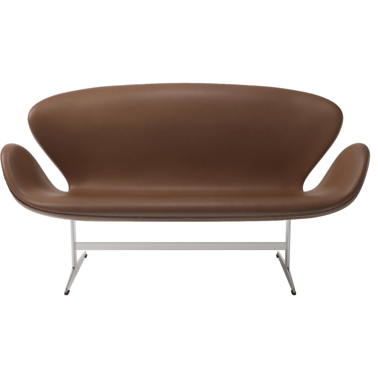 Fritz Hansen Swan Sofa 2 osoby, elegancki orzech