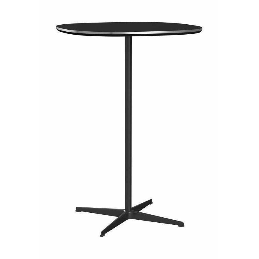 Fritz Hansen Super Circular Base Table Ø75, czarny/czarny