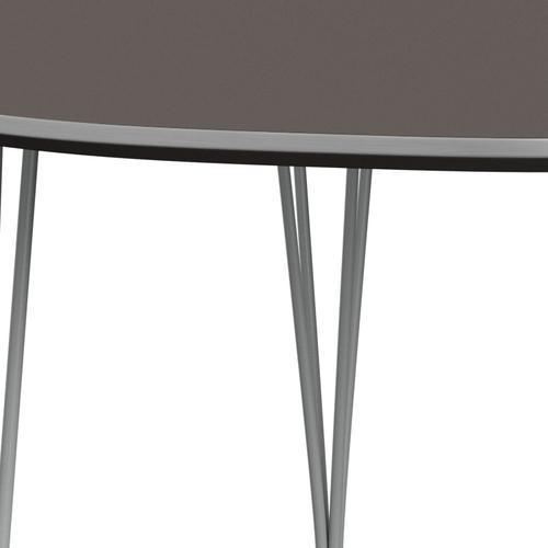 Fritz Hansen Superellipse Extending Table Nine Grey/Grey Fenix Laminates, 270x100 Cm