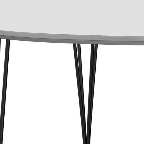 Fritz Hansen Superellipse Extendable Table Black/White Fenix Laminates, 270x100 Cm