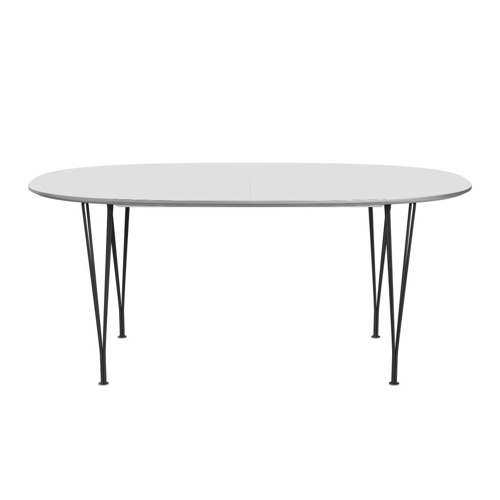 Fritz Hansen Superellipse Extendable Table Warm Graphite/White Fenix Laminates, 270x100 Cm