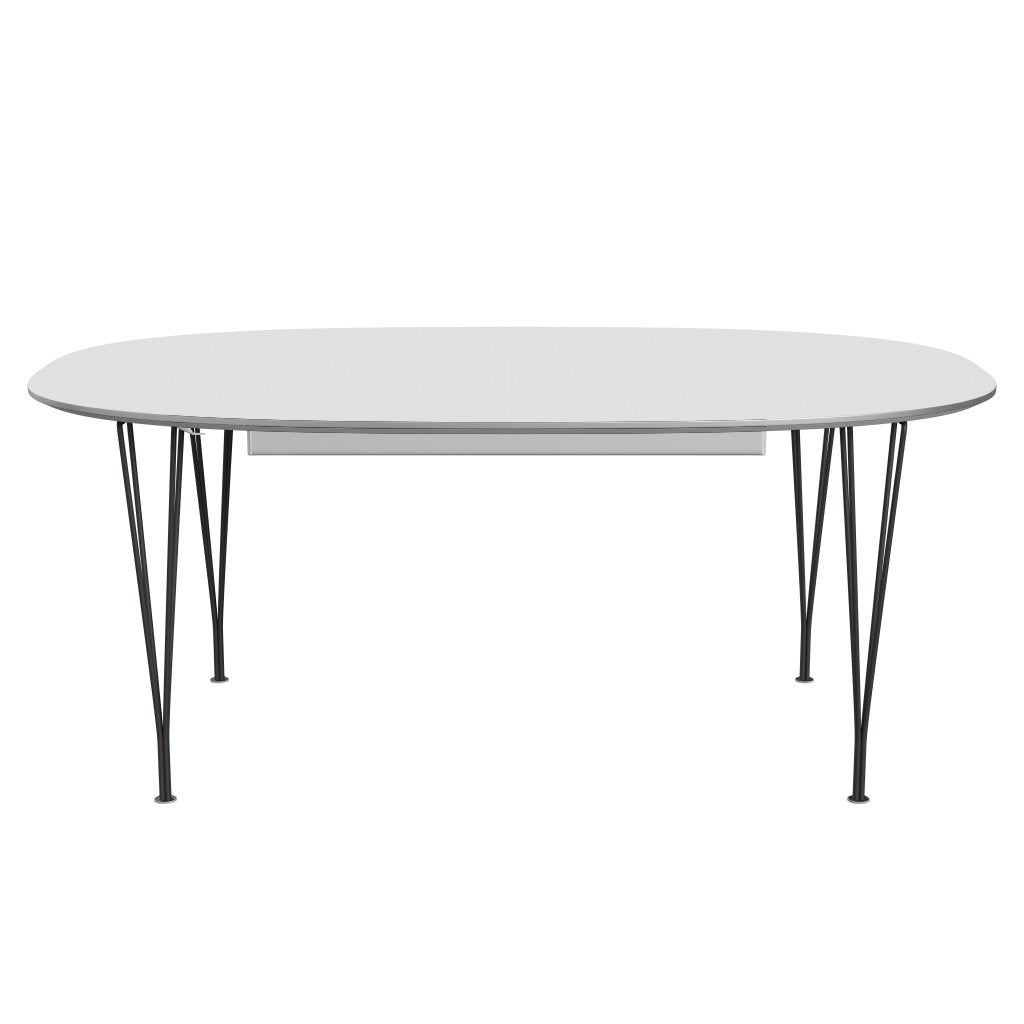 Fritz Hansen Superellipse Extendable Table Warm Graphite/White Fenix Laminates, 300x120 Cm
