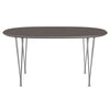 FRITZ HANSEN SUPERILIPSE TABLE STALE Chrome/Grey Fenix ​​Laminatów, 150x100 cm