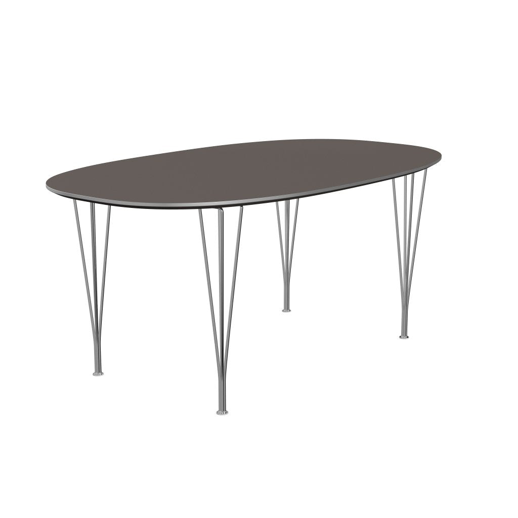 FRITZ HANSEN SUPERILIPSE TABLE STALE Chrome/Grey Fenix ​​Laminatów, 170x100 cm