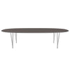 Fritz Hansen Superrellipse Table Chrome/Grey Fenix ​​Laminatów, 300 x 130 cm