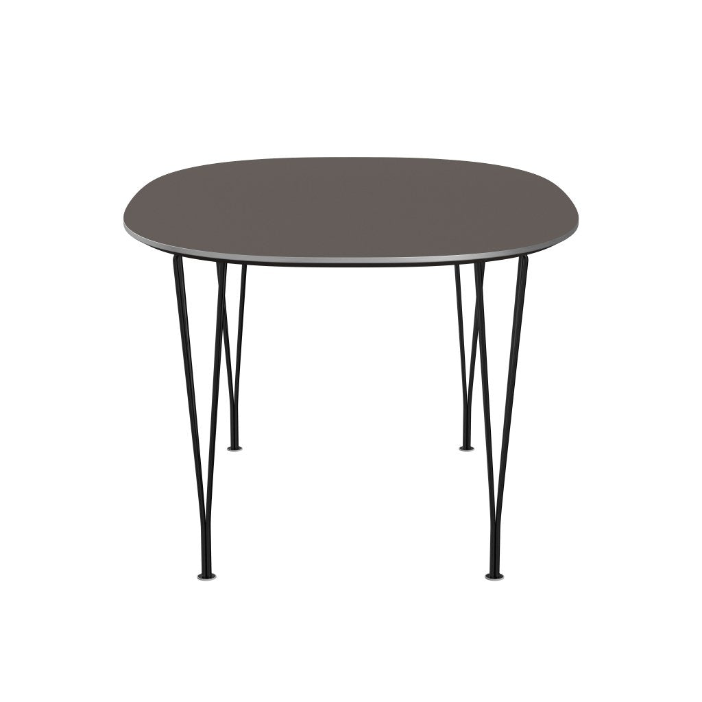 FRITZ HANSEN SUPERILIPSE TABLE BLACK/GARE Fenix ​​Laminatów, 150x100 cm