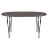 FRITZ HANSEN SUPERILIPSE TABLE BLACK/GARE Fenix ​​Laminatów, 150x100 cm