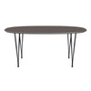 FRITZ HANSEN SUPERILIPSE TABLE BLACK/GARE Fenix ​​Laminatów, 170x100 cm