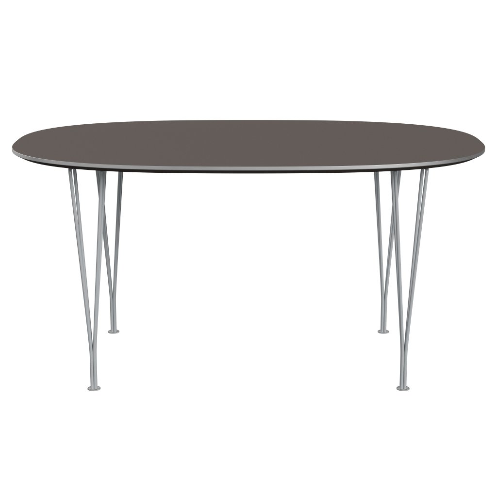 FRITZ HANSEN SUPERILIPSE TABLE STILE SIRVEGREY/GREY Fenix ​​Laminates, 150x100 cm