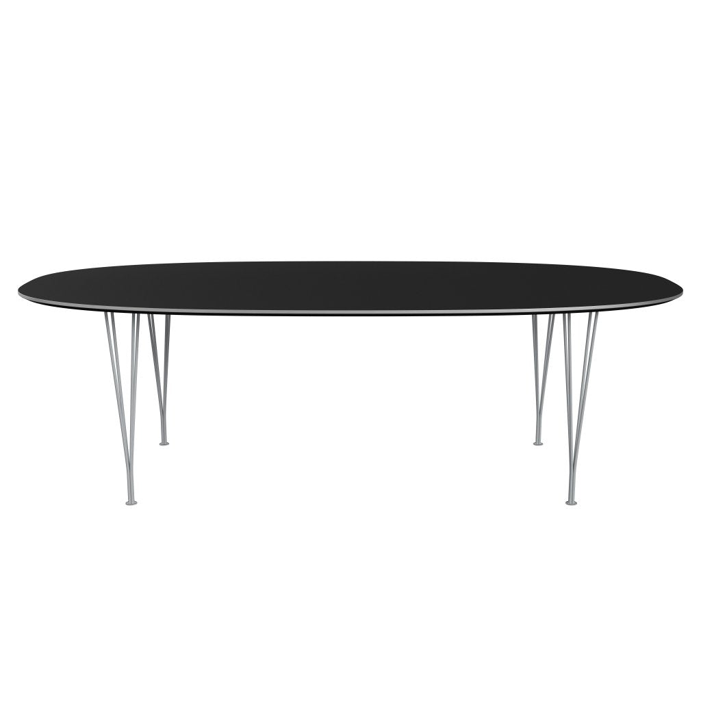FRITZ HANSEN SUPERILIPSE TABLE STILE SIRVEGREY/Black Fenix ​​Laminates, 240x120 cm