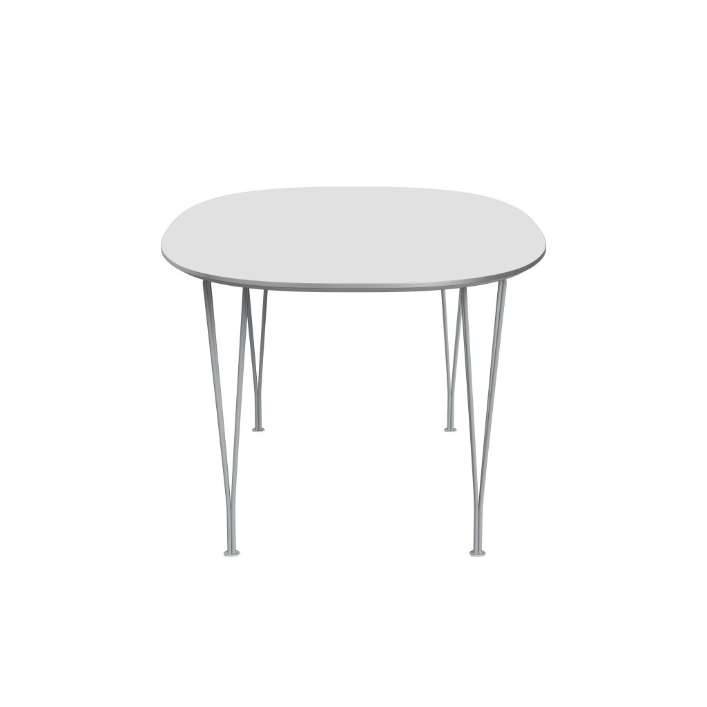 Fritz Hansen Superellipse Dining Table Silvergrey/White Fenix Laminates, 170x100 Cm