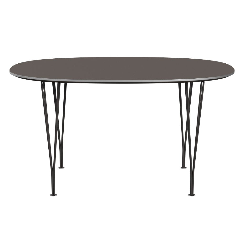 FRITZ HANSEN SUPERILIPSE TABLE STALE WYMAGA GRAFITA/GARE FENIX Laminatów, 135x90 cm