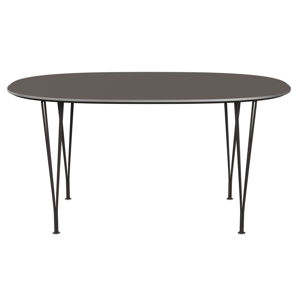 FRITZ HANSEN SUPERILIPSE TABLE STAEL STAW GRAFITE/GARE FENIX Laminaty, 150x100 cm